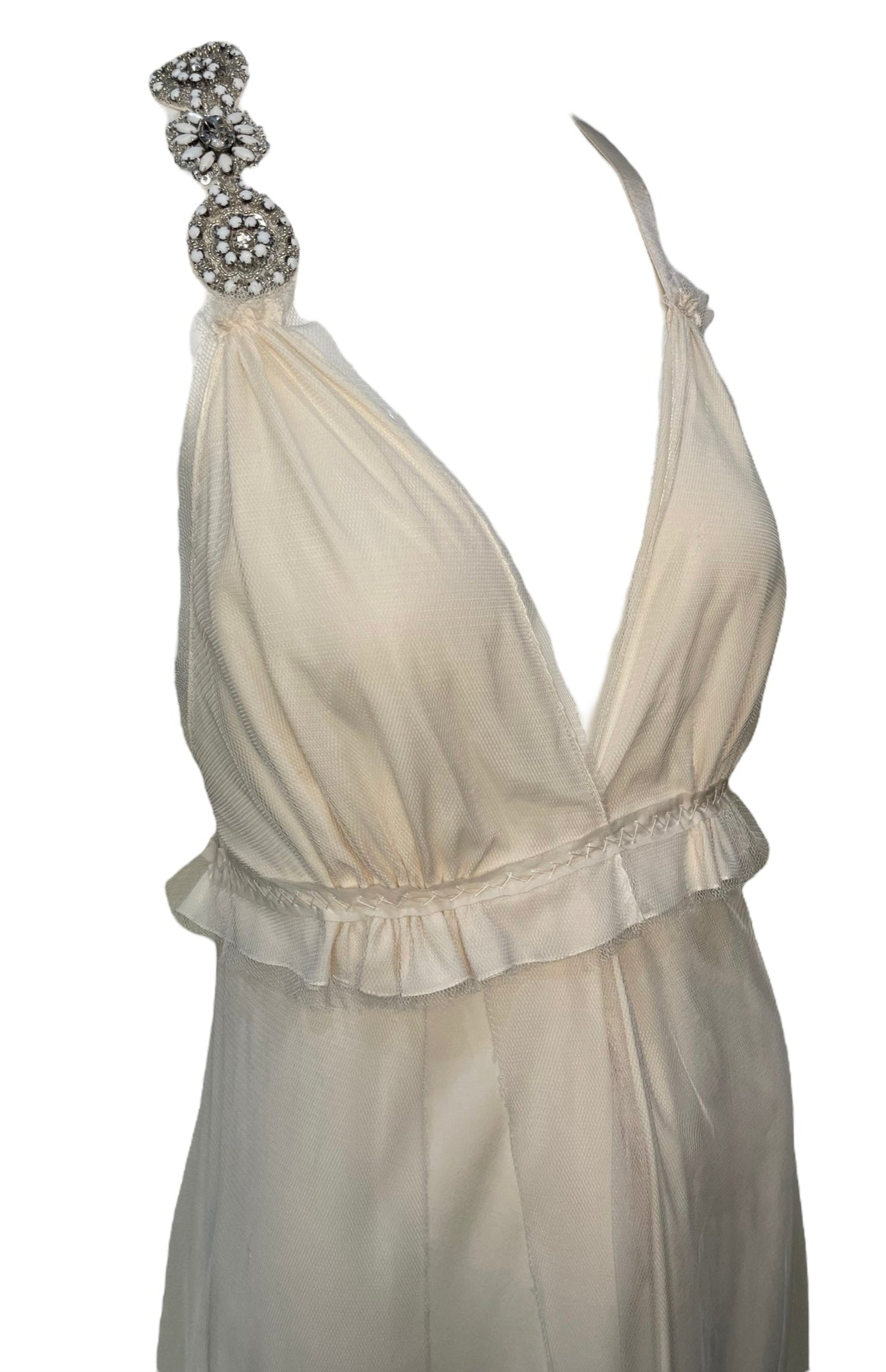Pinko Cream Goddess Inspired Wedding Gown THE WAY WE WORE Pinko Cream Goddess Inspired Wedding Gown THE WAY WE WORE