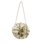 1950's Ivory Beaded Tapestry Evening Bag, 2