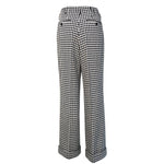 Yohji Yamamato Houndstooth Wool Trousers, back