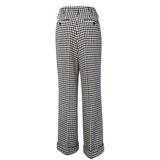 Yohji Yamamato Houndstooth Wool Trousers, back