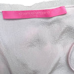 Emanuel Ungaro 2000's Rose Pink Embellished Lace and Silk Dress, label