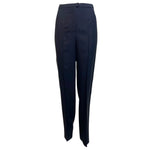 Chado Ralph Rucci S/S 2001 Charcoal Black Cashmere Pant Suit, pants