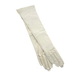Christian Dior 1960's "Les Gants" Ivory Leather Gloves, Original Packaging