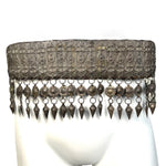 19th Century Teke Turkmen Silver and Carnelian Pendant Wedding Belt, back