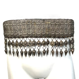 19th Century Teke Turkmen Silver and Carnelian Pendant Wedding Belt, back