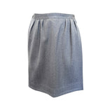 Yves Saint Laurent Haute Couture Fall 1981 Grey Wool Skirt Suit, skirt