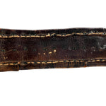 19th Century Teke Turkmen Silver and Carnelian Pendant Wedding Belt, close up inside