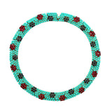 Crown Trifari 60's Demi-Parure Faux Turquoise, Ruby and Sapphire Necklace 
