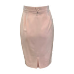 Thierry Mugler 90s Dusty Pink Skirt Suit SKIRT BACK  7 of  8