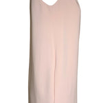 2000s Moschino Pale Pink Pearl Collar Necklace Shift Dress, side