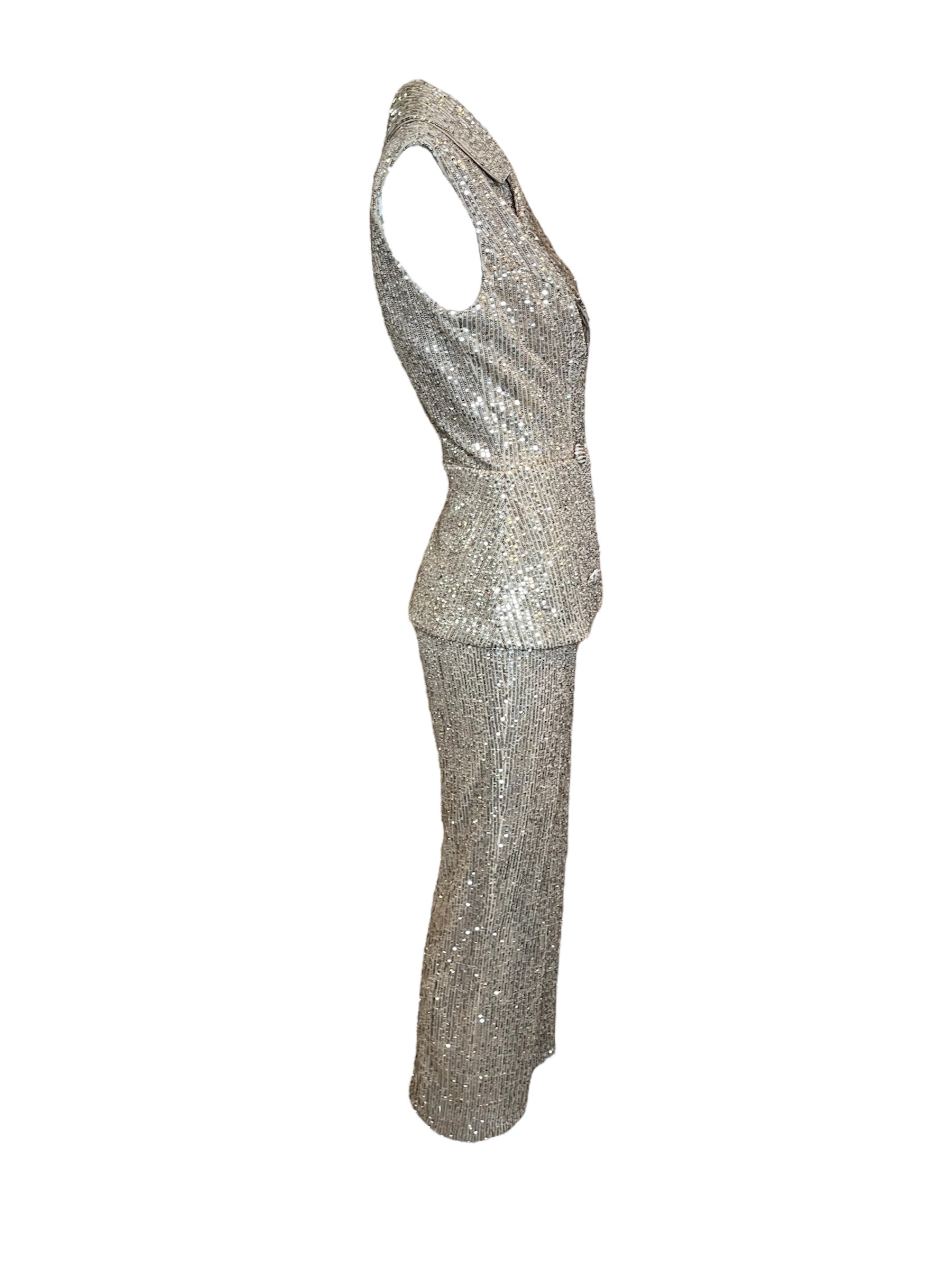 Romeo Gigli Gold Sequin Jumpsuit Romeo Gigli Gold Sequin Jumpsuit