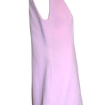 Fred Rothschild 60s Bubblegum Pink Shift Dress with Amber Embellished Collar & Hem SIDE 2/5
