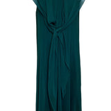 Stavropoulos '70s Emerald Green Silk Chiffon Gown & Scarf as shawl