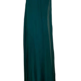 Stavropoulos '70s Emerald Green Silk Chiffon Gown & Scarf, side
