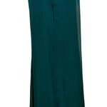 Stavropoulos '70s Emerald Green Silk Chiffon Gown & Scarf, back