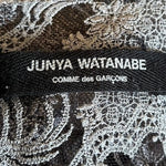 Junya Watanabe Comme Des Garcons Silver Kimono-Style Sleeve Lace Dress TAG PHOTO 5 OF 5