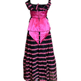 David Feldman 80s Pink & Black Ballgown BACK PHOTO 3 OF 3