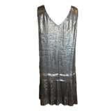 Marc Jacobs Silver Lamé 20s Inspired Dress BACK PHOTO 3 OF 4