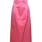  Richard Tyler '90s Barbie Pink Strapless Evening Gown FRONT 1/4