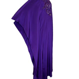 Lorena Sarbu Purple Silk Caftan w/Sequins and Beading NWT