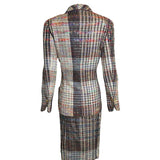 Emanuel Ungaro Parallele Rainbow Thread Suit Ensemble BACK PHOTO 4 OF 7