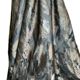 Oscar de la Renta F/W 2009 Black "Paint Strokes" Black Ball Gown DETAIL FABRIC PHOTO 5 OF 7