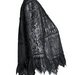 Chloé Neo Victorian Black Eyelash Lace Bolero Jacket SIDE 2/4