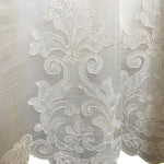 Christian Dior Boutique Cream Silk Organza Embroidered Blouse LACE DETAIL 4/8