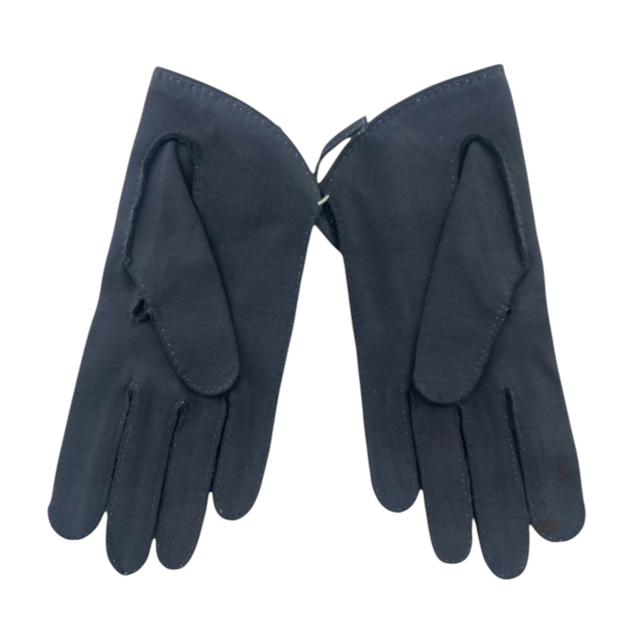 Claire McCardell 1950’s RARE Cotton Charcoal Gloves BACK 2/3