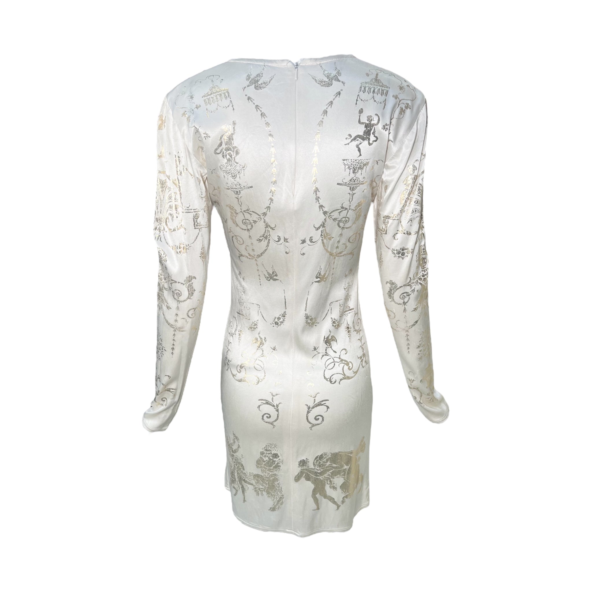 Vivienne Westwood 'Dressing Up' A/W 1991/1992 Pearl White Boulle Dress – THE WAY WE WORE Vivienne Westwood 'Dressing Up' A/W 1991/1992 Pearl White Boulle Dress – THE WAY WE WORE