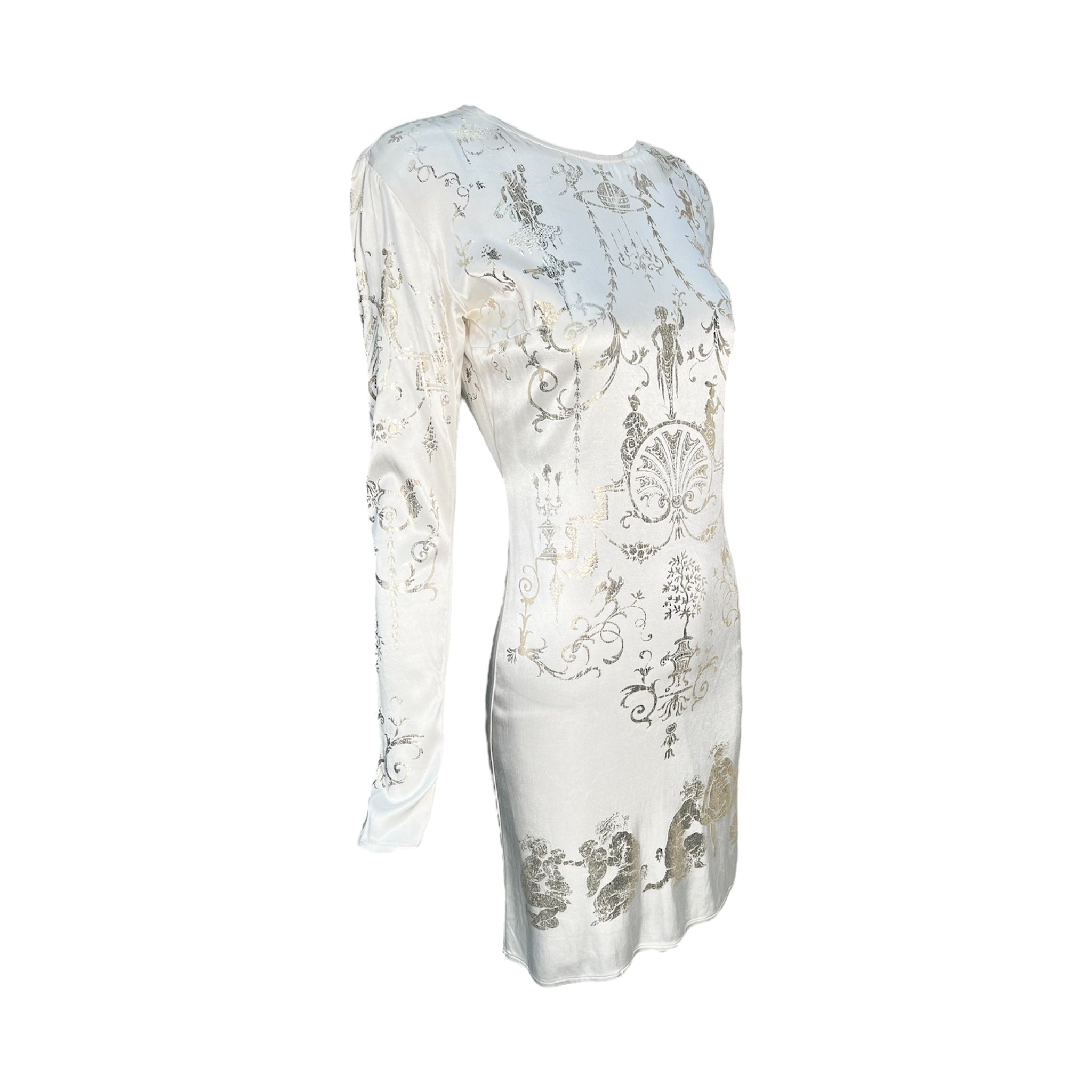 Vivienne Westwood 'Dressing Up' A/W 1991/1992 Pearl White Boulle Dress – THE WAY WE WORE