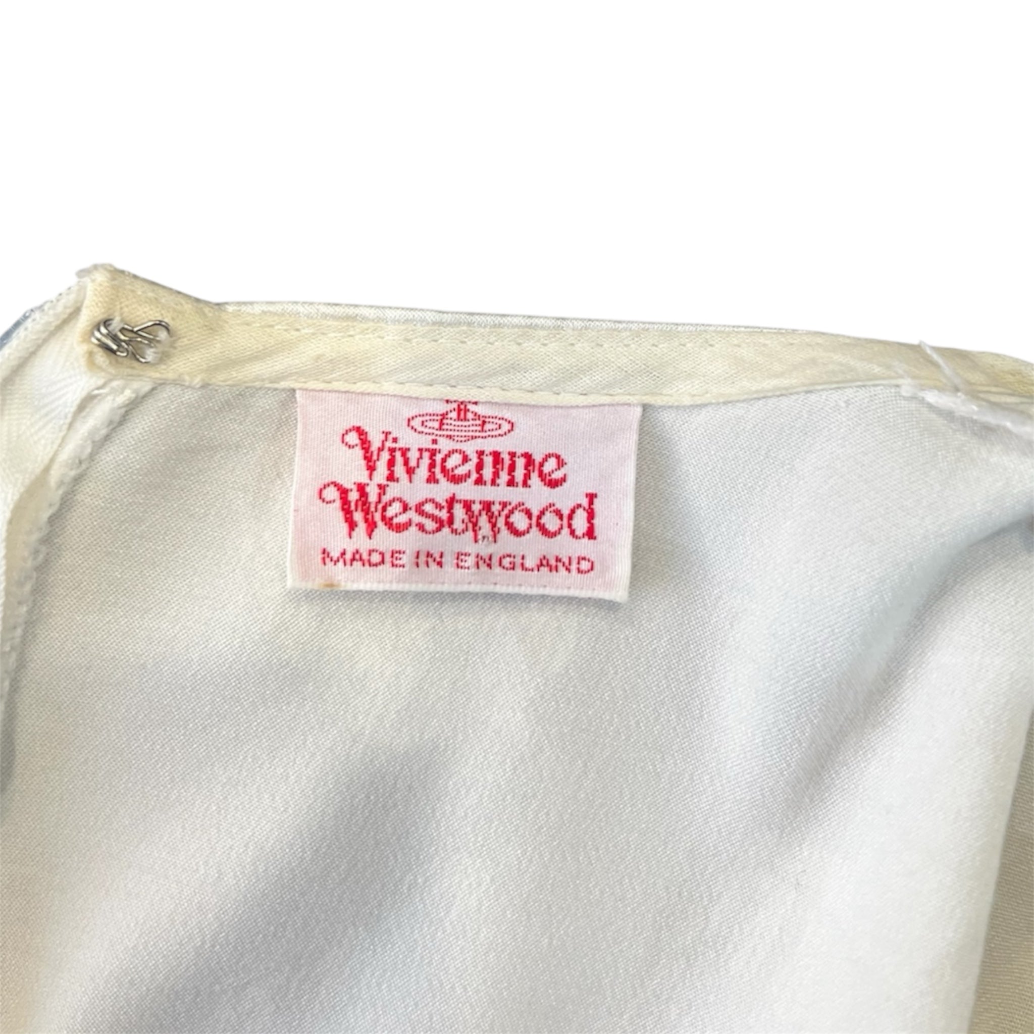 Vivienne Westwood 'Dressing Up' A/W 1991/1992 Pearl White Boulle Dress Vivienne Westwood 'Dressing Up' A/W 1991/1992 Pearl White Boulle Dress
