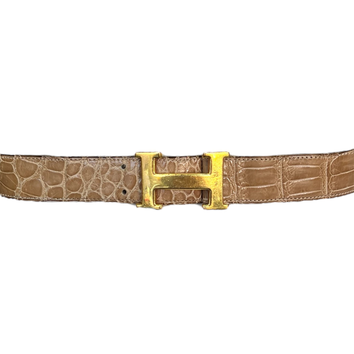 Hermes Constant Buckle Only Gold Color Logo 1 Hole Belt Hermès 1980 main image 3