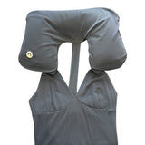 Moschino 1990's Black Life Preserver Dress, Rare- top detail