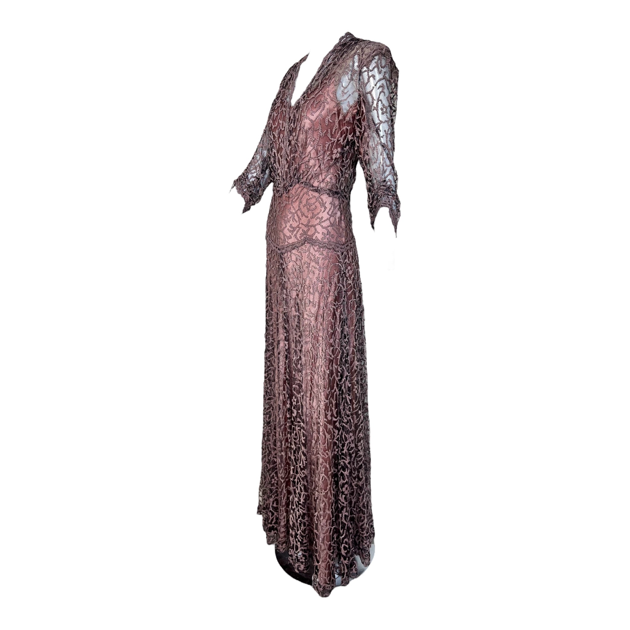 pink satin dress with black lace Prada Pink Silk Ruched Dress with Black Lace Sous Les Fleurs