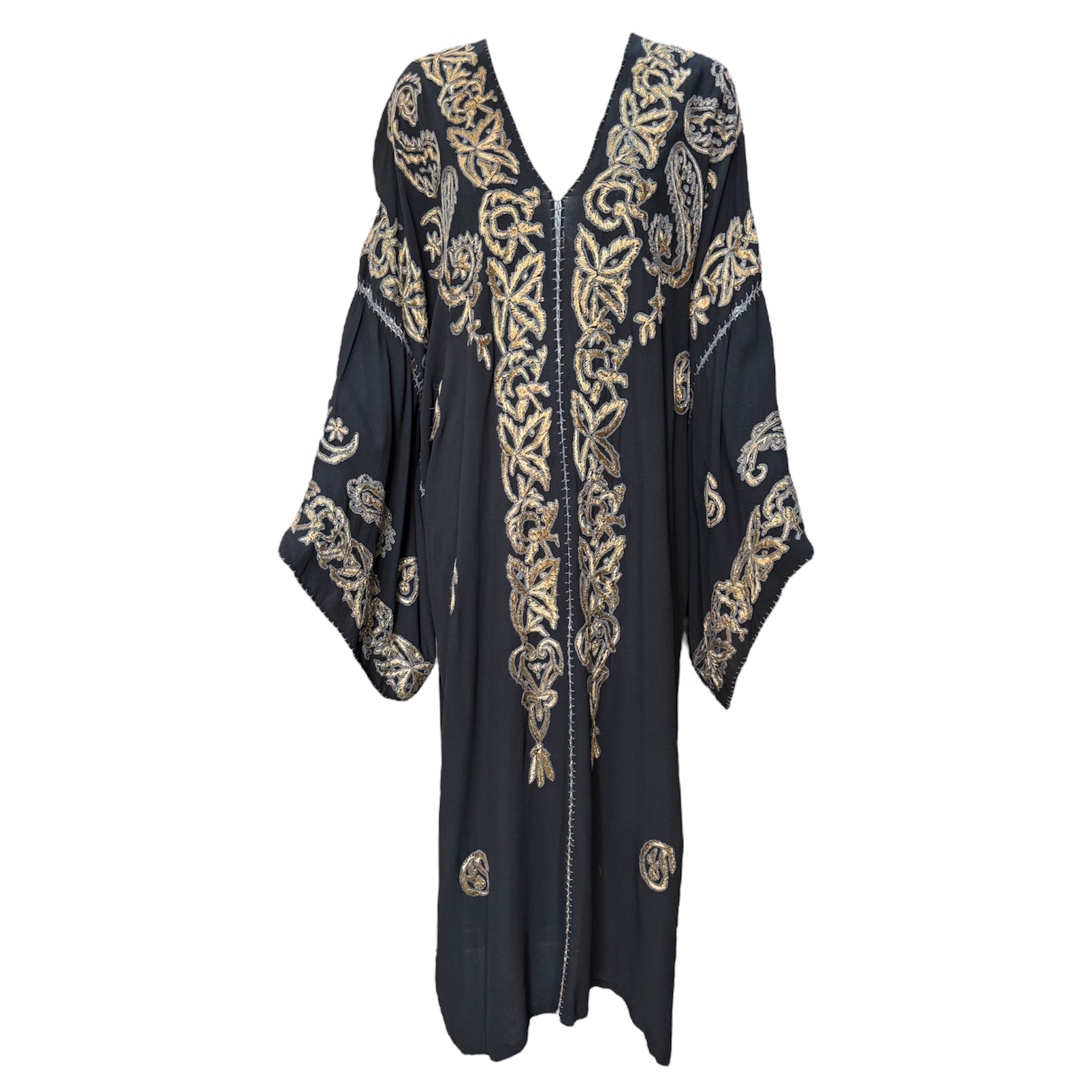 1920's Turkish Hand Embroidered Caftan