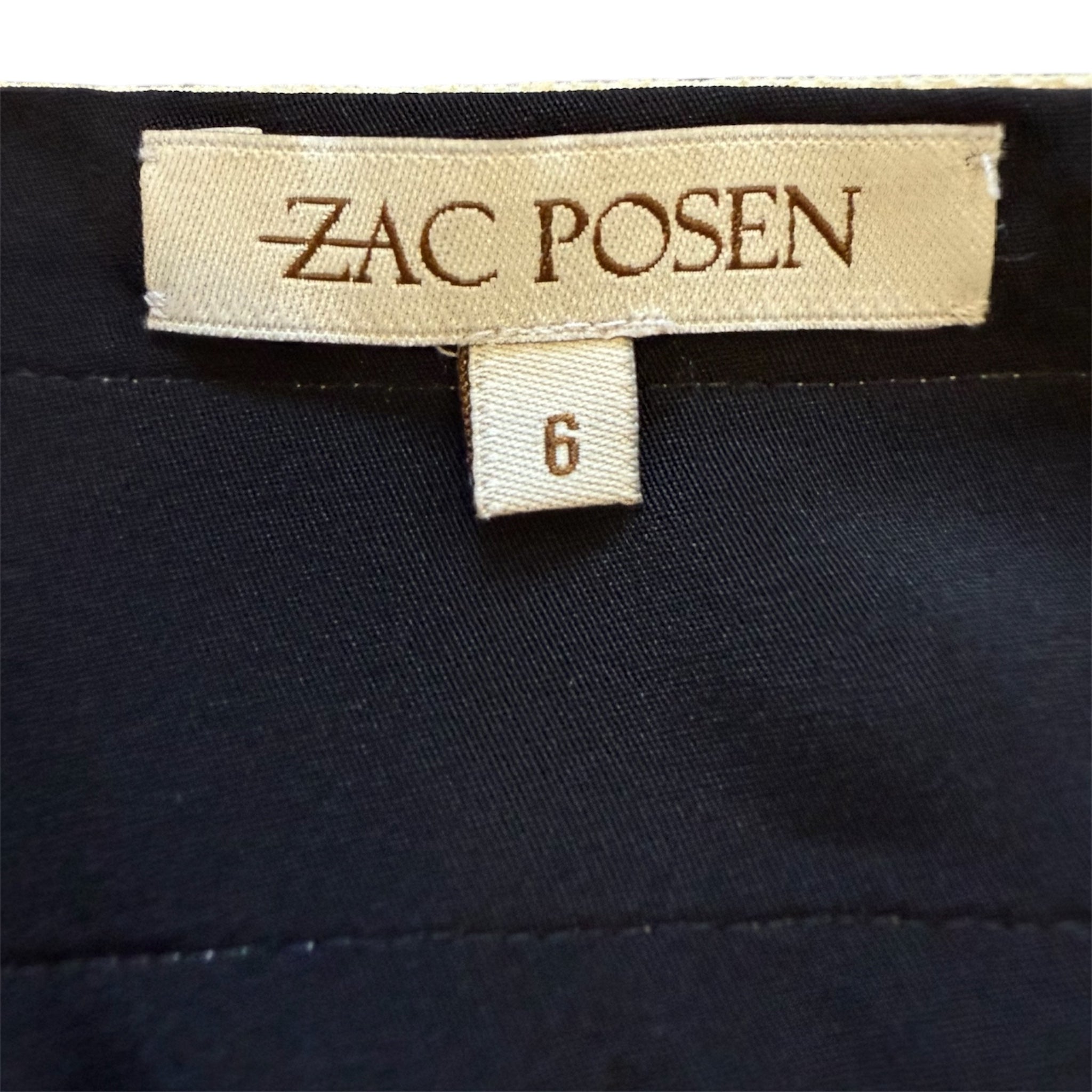Zac Posen 2000's Black and White Transformable Silk Snap Dress Zac Posen 2000's Black and White Transformable Silk Snap Dress