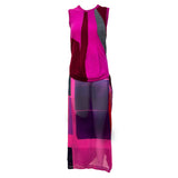 COMME des GARÇONS S/S 1996 Pink Color Block Sweater and Pants Ensemble