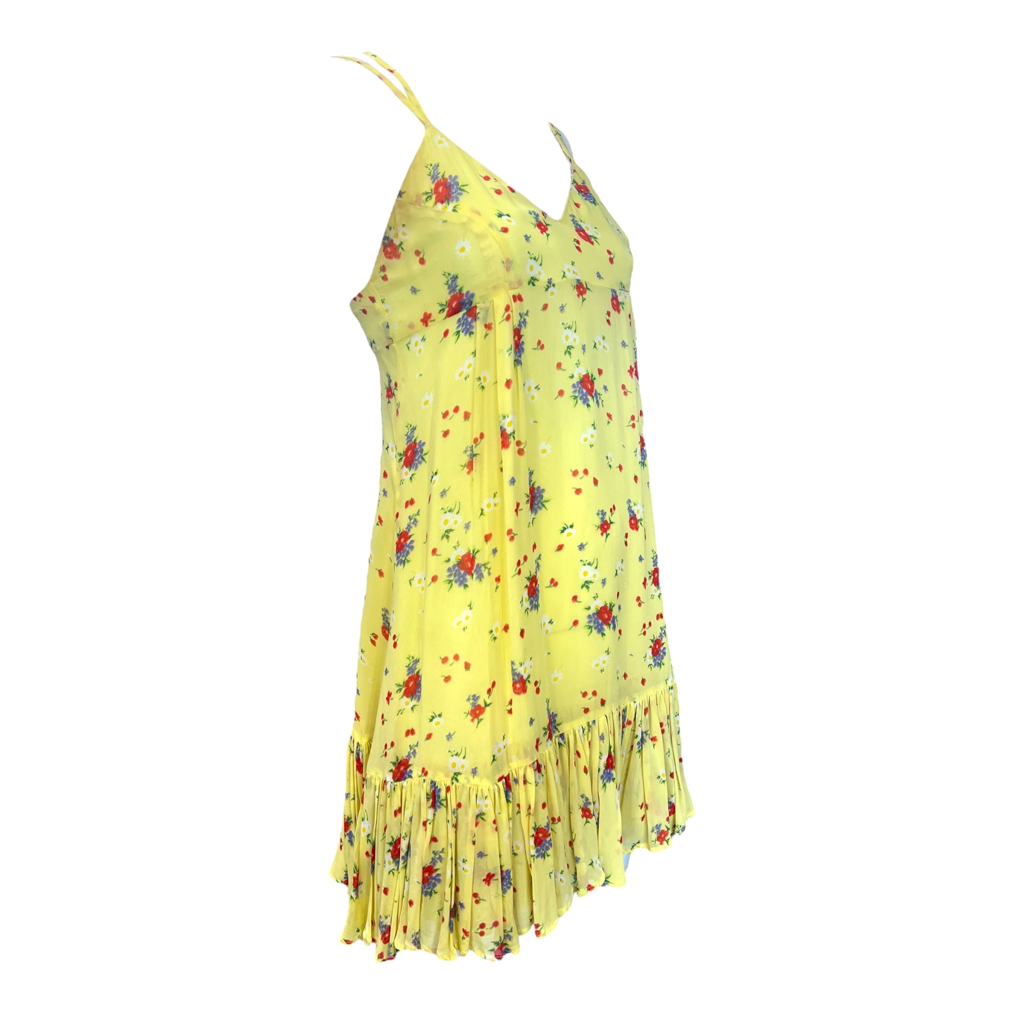 Oliver by Valentino Ditsy Yellow Floral Sundress, side