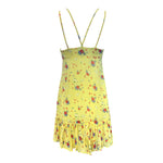 Oliver by Valentino Ditsy Yellow Floral Sundress, skirt