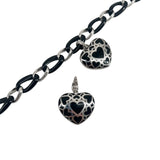 Angelique de Paris Sterling Silver Heart Pendant Necklace with Resin, pendants 3