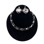 Angelique de Paris Sterling Silver Heart Pendant Necklace with Resin, pendants 5