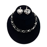 Angelique de Paris Sterling Silver Heart Pendant Necklace with Resin, pendants 5