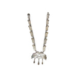 Mexican 1960s Taxco Silver, Abalone and Enamel Necklace, back