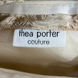 Thea Porter Couture 1970's Cream Bohemian Gown, label