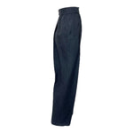 Yves Saint Laurent Haute Couture A/W 1984/1985 Charcoal Grey Pant Suit, pants side