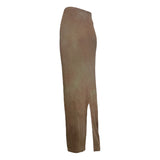 People Of The Labyrinths Y2KMoss Over Dyed Shirt and Skirt Two Piece Ensemble, NWT , back side skirt