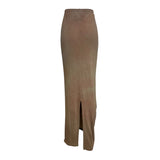 People Of The Labyrinths Y2KMoss Over Dyed Shirt and Skirt Two Piece Ensemble, NWT , skirt back