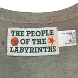 People Of The Labyrinths Y2KMoss Over Dyed Shirt and Skirt Two Piece Ensemble, NWT , label 2