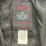 Jean Paul Gaultier Classique 1990's Black Wool Maxi Skirt with Brass Grommets, label